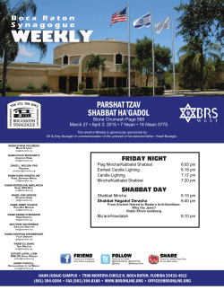 Weekly Newsletter 3/27/15