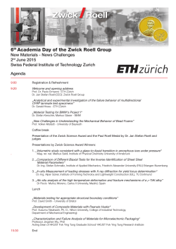 6th Academia Day of the Zwick Roell Group