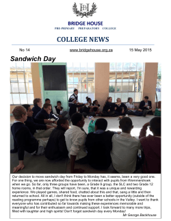College Newsletter - 15-05-2015 - Newsletters
