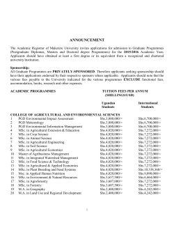 Full Announcement pdf - Makerere University News Portal