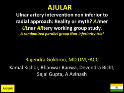 Ulnar artery intervention non inferior to radial approach: A reality or