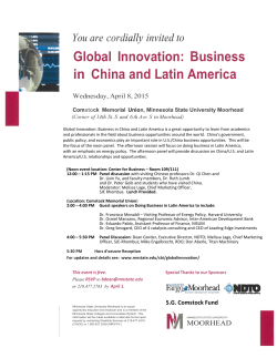 Global Innovation: Business in China and Latin America