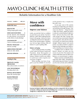 Mayo Clinic Health Letter April 2015
