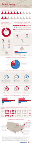 Bank of America Small Business Owner Report Infographic