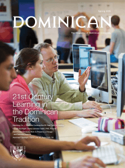 21st Century Learning in the Dominican Tradition