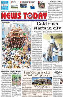 Gold rush starts in city