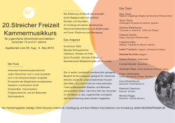 Flyer 2015 - Das Team - streicherfreizeit.de