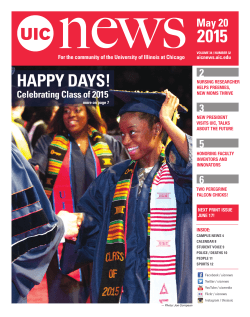 HAPPY DAYS! - UIC News Center - University of Illinois at Chicago