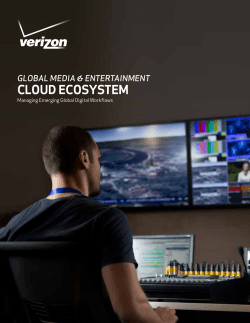 Global Media & Entertainment Cloud Ecosystem