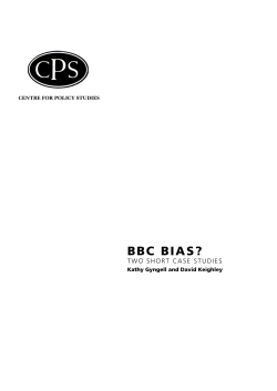 231 kB 15th Mar 2015 Paper for the CPS - `BBC Bias` - News