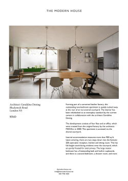 Architect: Geraldine Dening Blackstock Road London N5 Â£699,950