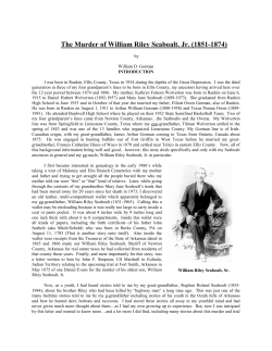 Murder of William R. Seabolt, Jr. - Newton County Historical Society