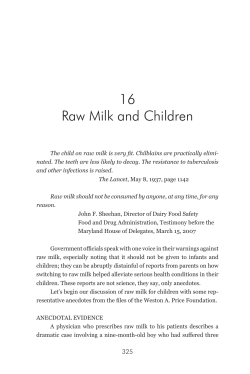 16 Raw Milk and Children - NewTrends Publishing, Inc.