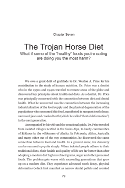 Chapter Seven: The Trojan Horse Diet