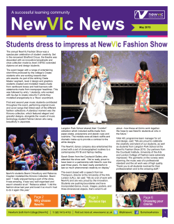 Students dress to impress at NewVIc Fashion Show