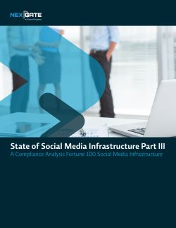 State of Social Media Infrastructure Part III