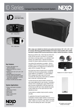 ID Series Compact Sound Reinforcement System