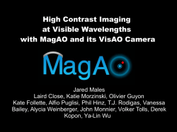 High Contrast Imaging at Visible Wavelengths with MagAO and its