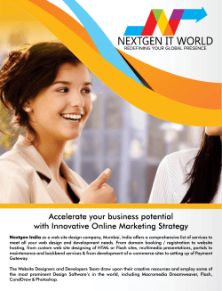Nextgen India as a web site design company, Mumbai, India offers a