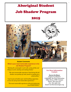 2015 Information Package - Careers: The Next Generation