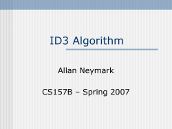 ID3 Algorithm