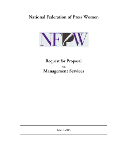 National Federation of Press Women Management Services