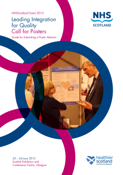 Leading Integration for Quality Call for Posters