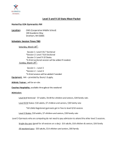 Level 3 and 9-10 State Meet Packet