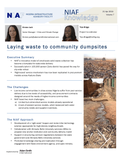 Laying waste to community dumpsites