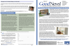 NGRM Newsletter Winter 2015 - Niagara Gospel Rescue Mission