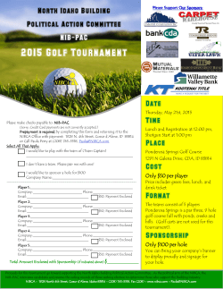2015 NIB-PAC Golf Tournament with Sponsors.pub