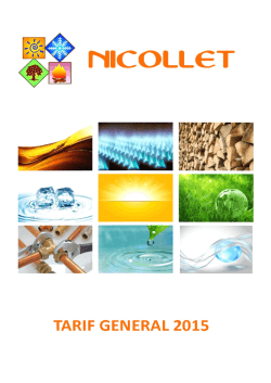 garanties - NICOLLET