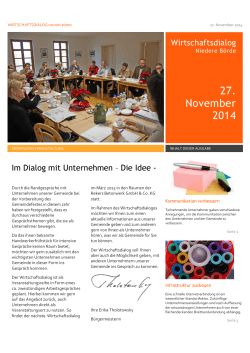 PDF des Newsletters - Gemeinde Niedere BÃ¶rde
