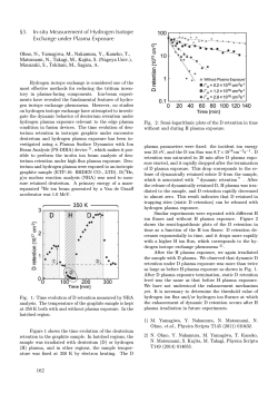 Â§3. In-situ Measurement of Hydrogen Isotope Exchange under