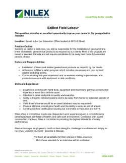 Skilled Field Labour - Edm