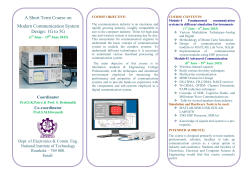 Brochure - National Institute of Technology Rourkela