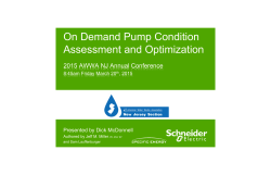 On Demand Pump Condition Assessment and Optimization