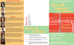 Gender and Leadership conference