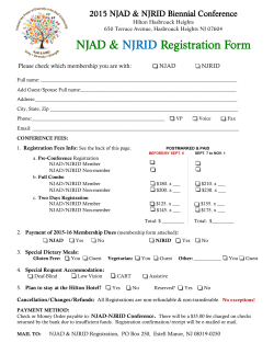 NJAD & NJRID Registration Form - nj