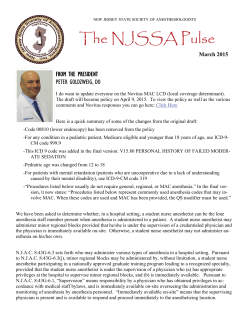 the 2015 March Newsletter - New Jersey State Society of