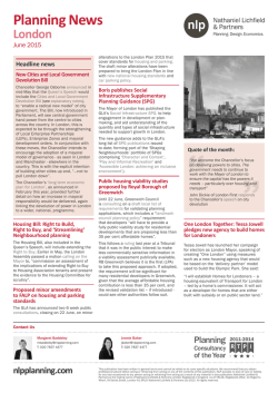 Planning News London - Nathaniel Lichfield & Partners