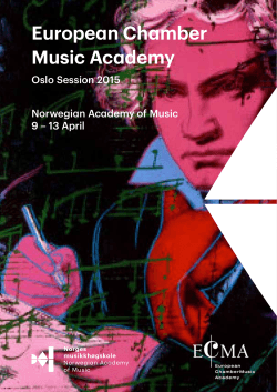 European Chamber Music Academy