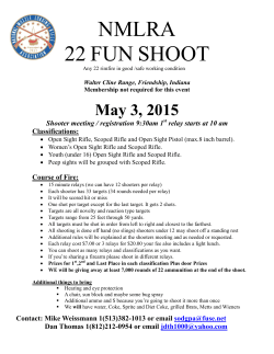 22 Fun Shoot Flyer May 3 2015