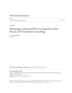 Balancing Content and Process Expertise in the Practice of