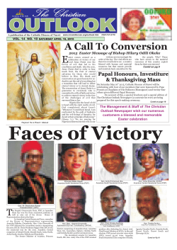 Vol 14 No 10b - Nnewi Catholic Diocese, Anambra