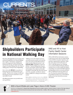 Shipbuilders Participate in National Walking Day