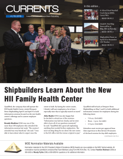 Shipbuilders Learn About the New HII Family Health Center