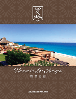printable pdf version - Hacienda Los Amigos | Cabo San Lucas, Los