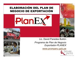 plan comex - Nodo Exportador