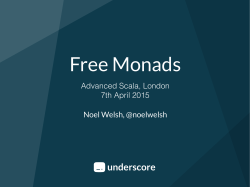 Free Monads - Noel Welsh